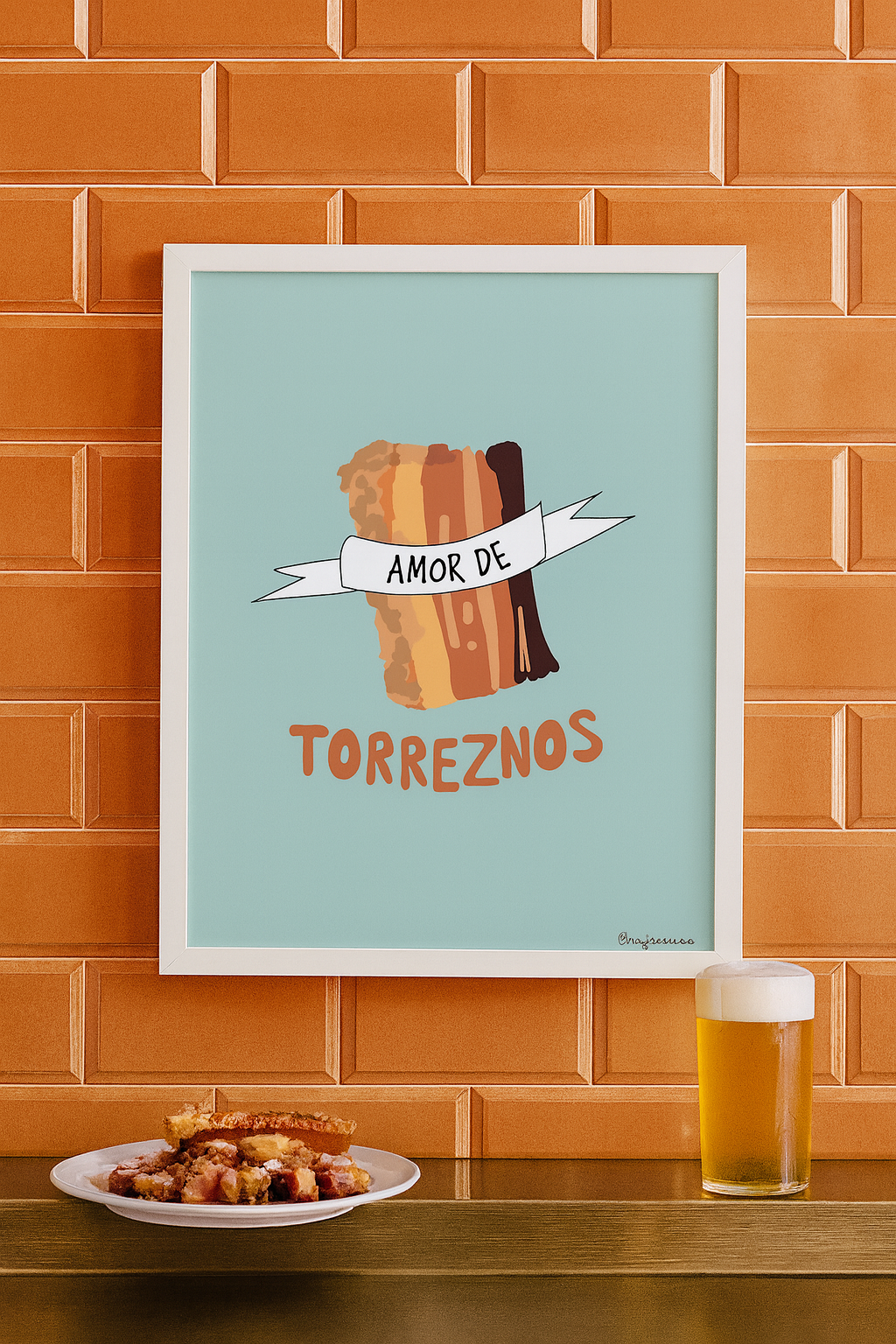 ILUSTRACIÓN "Amor de torreznos"