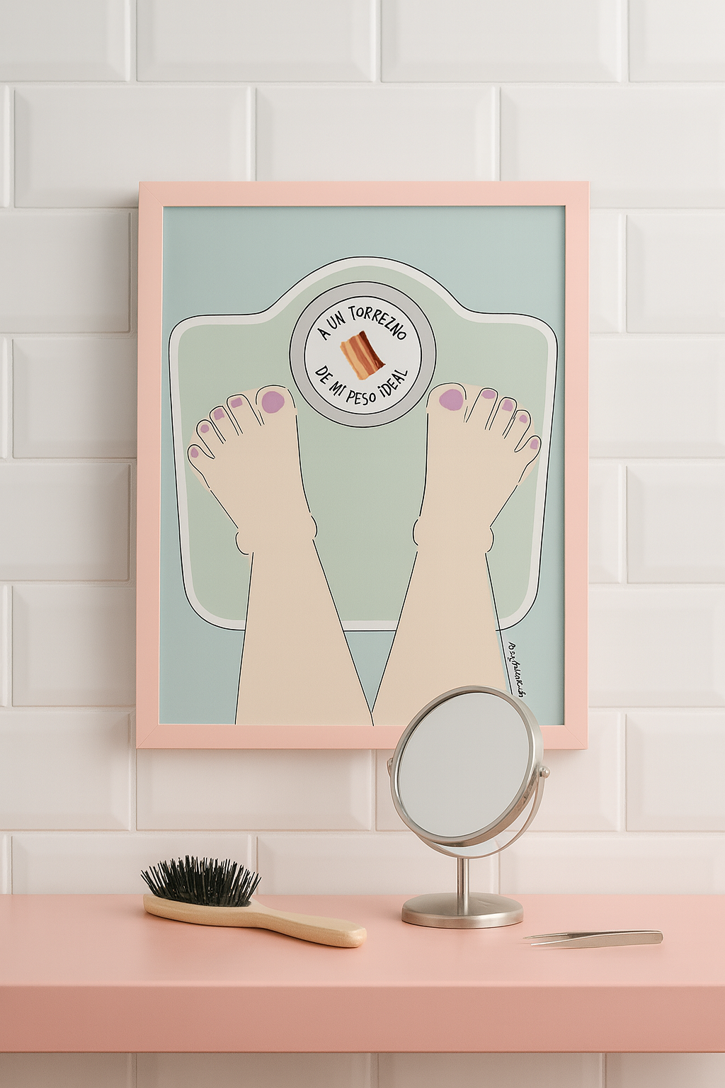 ILUSTRACIÓN "A un torrezno de mi peso ideal"