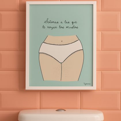 ILUSTRACIÓN " Señoras a las que le rozan los muslos"